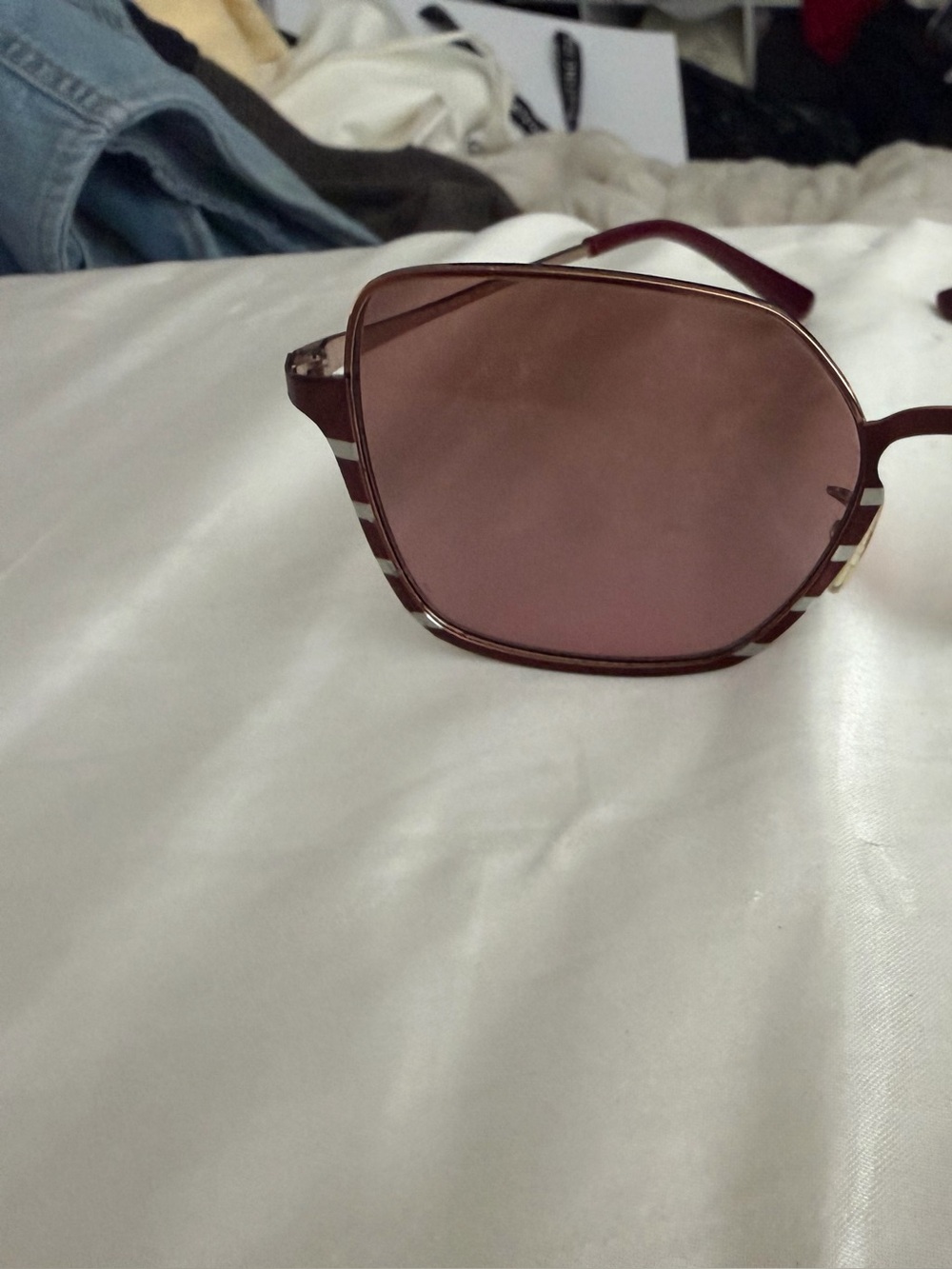 Tory Burch TY6076 Rose Gold Bordeaux Sunglasses 56mm